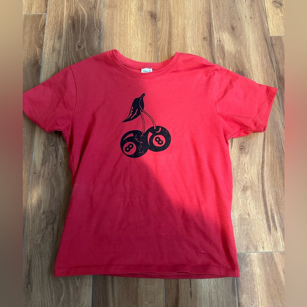 Vintage Y2K Baby Tee Cherry Shirt Coquette Tshirt